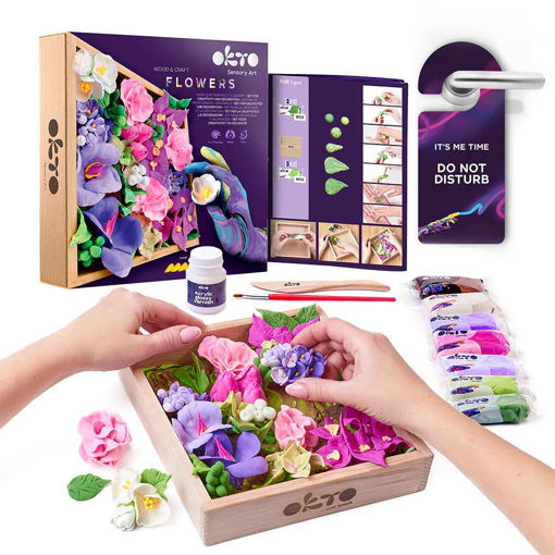 Picture of OK SENSORY ART: FLOWERS INSPIRATION 21X21CM